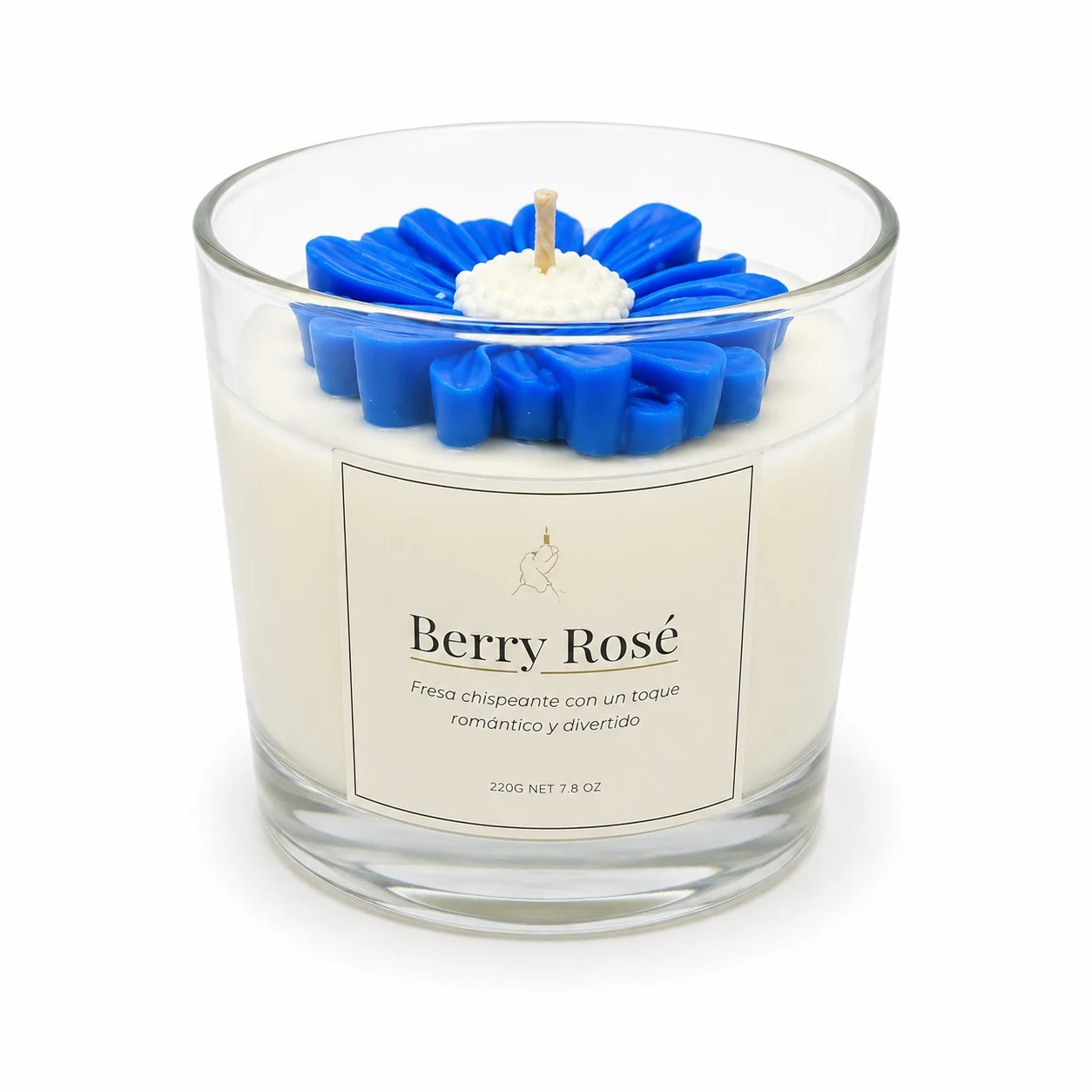 Flor de Luz en Vaso