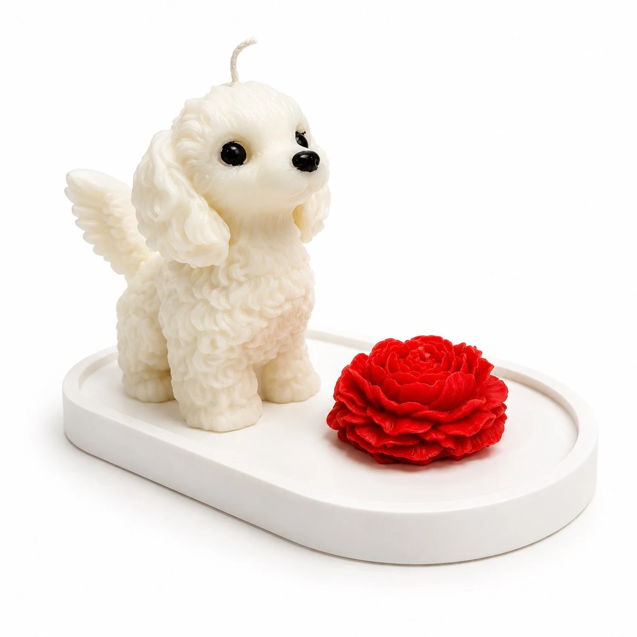 Cachorrito Ángel con Base