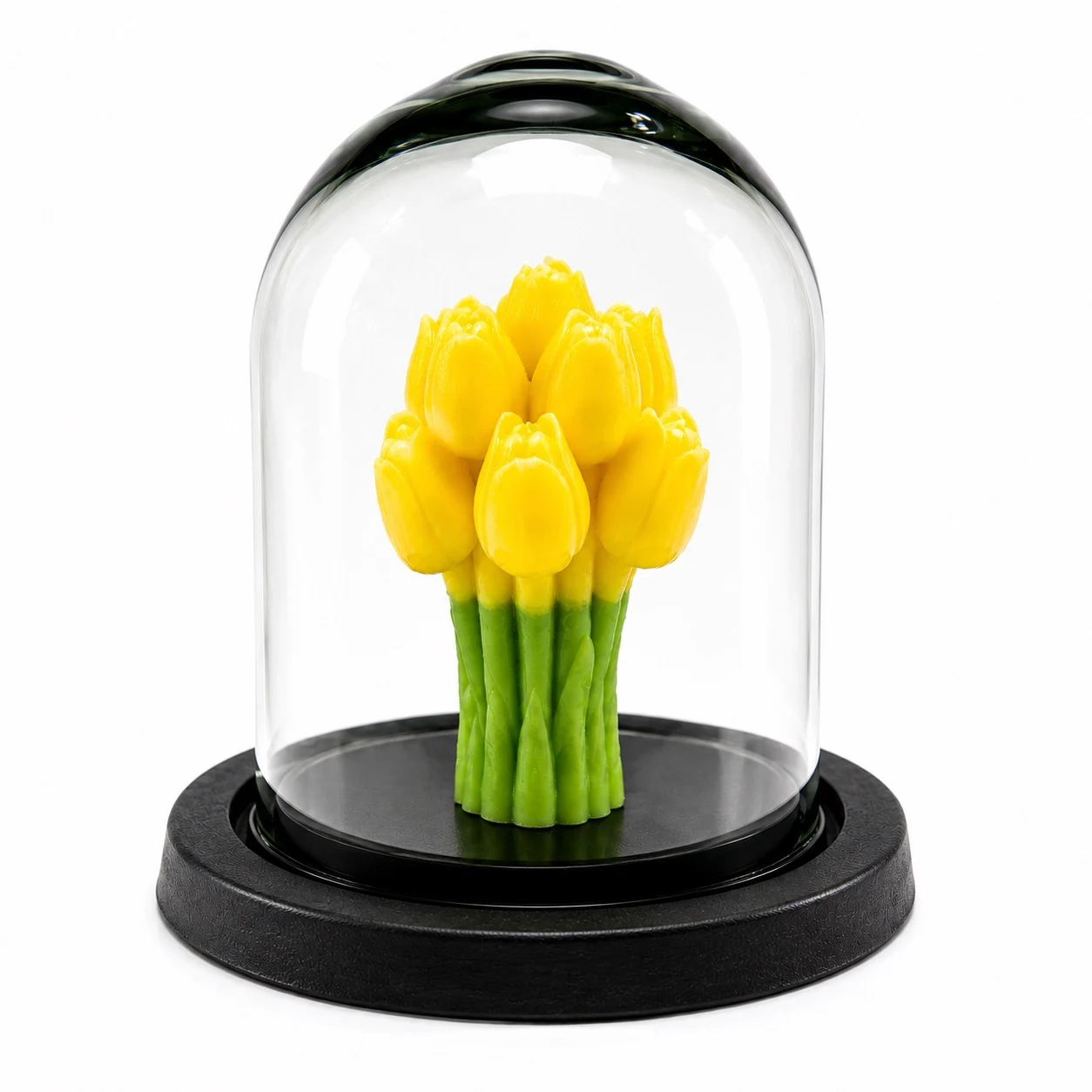 Tulipanes bajo Campana