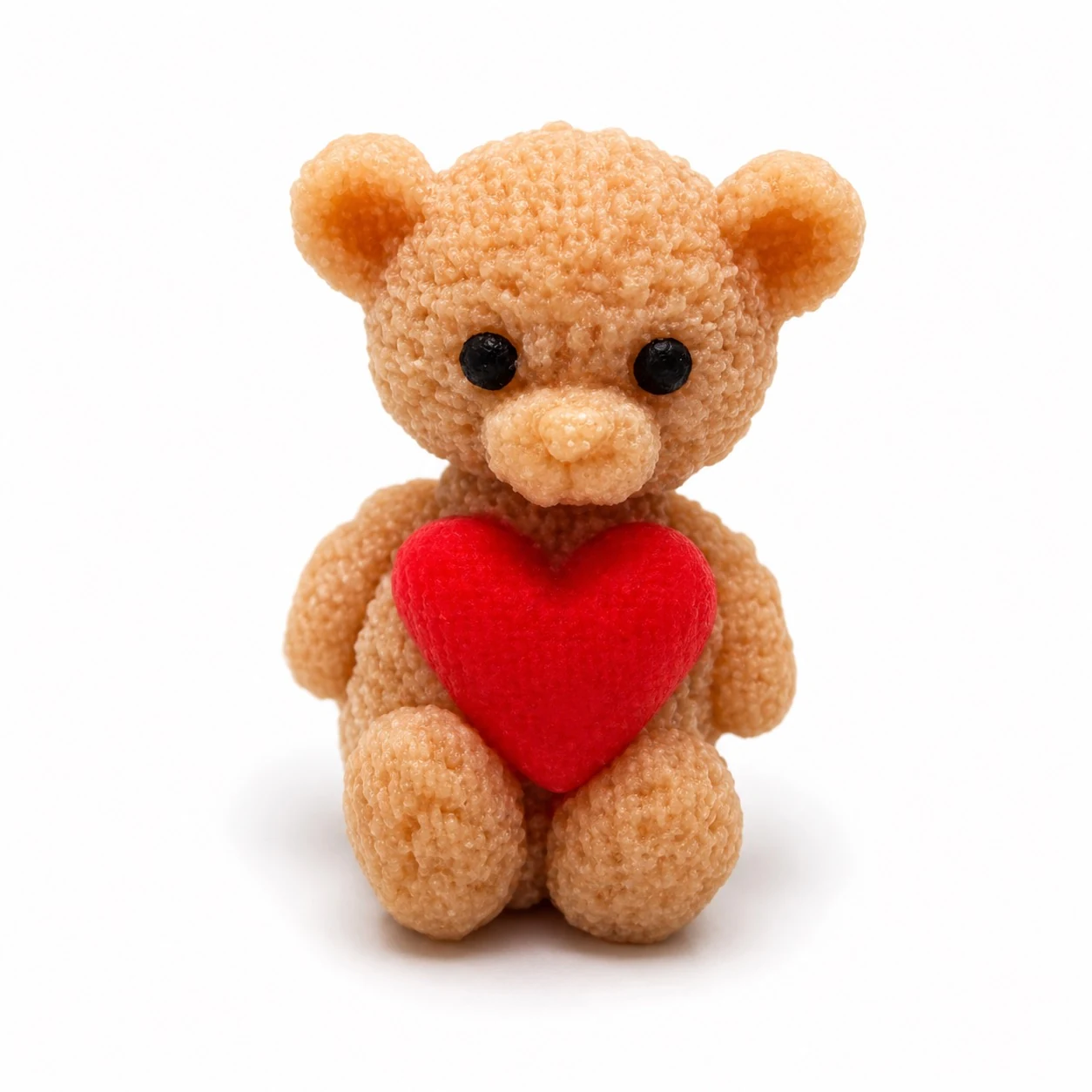Knitted Heart Teddy